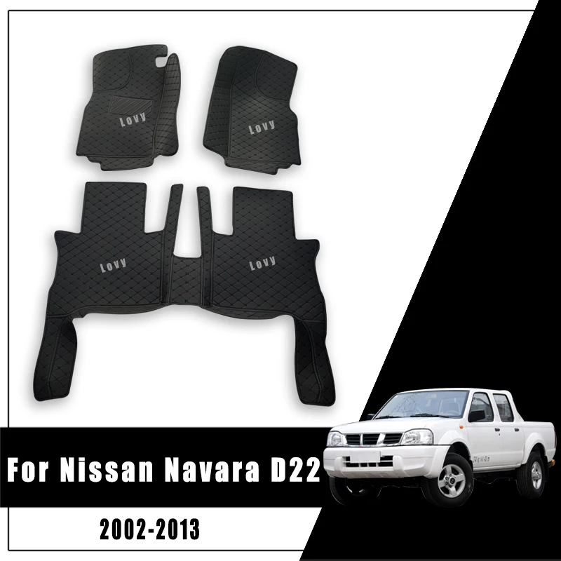 Personalizzato Tappetini Auto Per Nissan Navara D22 2013 2012 2011 2010 2009 2008 2007 2006 2005 2004 2003 2002 Tappeti Auto Interni