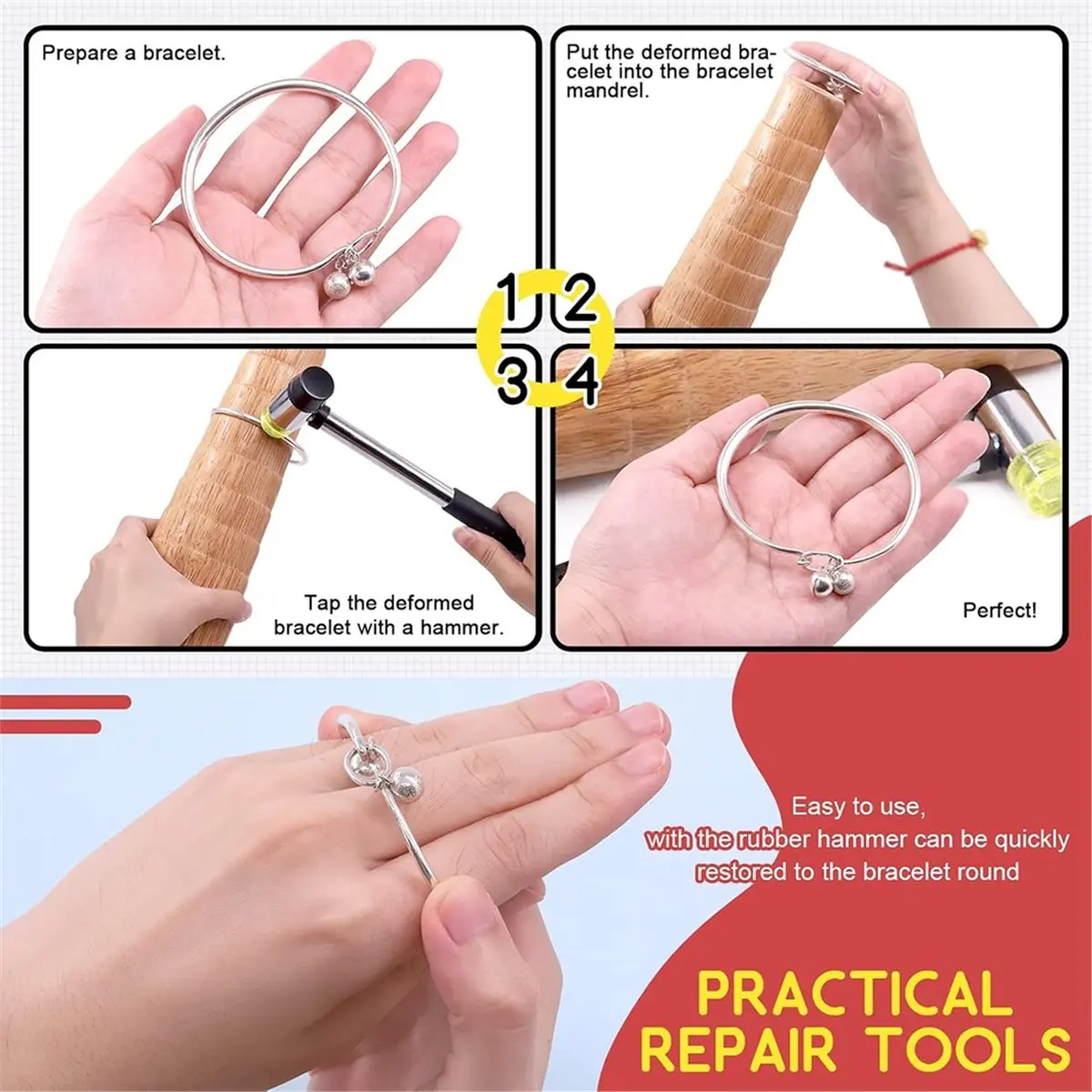 y32a-j~5pcs-jewelry-tool-set-including-rubber-hammer-wooden-bracelet-sizing-bangle-mandrel-jewelry-pliers-for-jewelry-making