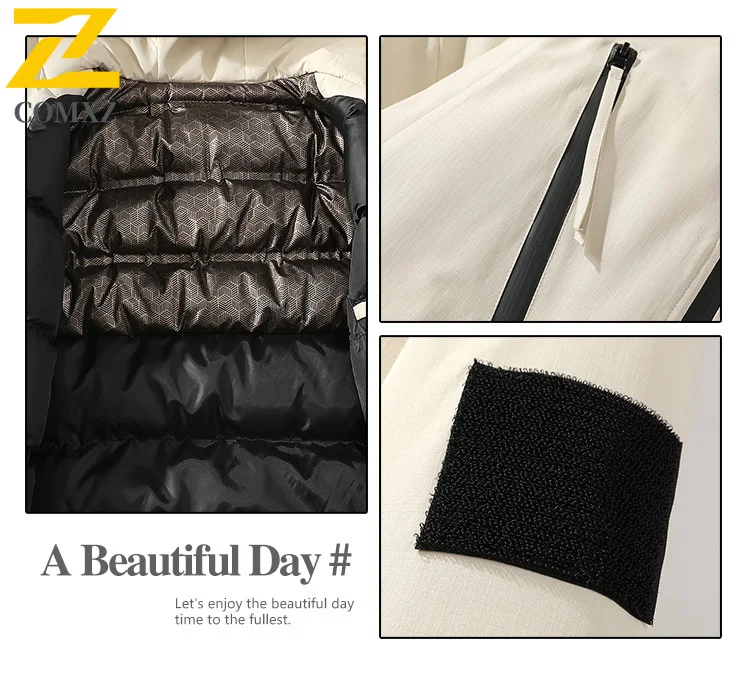 الشتاء سترة أنيقة تحمل شعار لعبة البيسبول المرأة الشارع Harajuku سميكة أسفل القطن الدافئة الحشو معطف الرجال 2025 جديد الثلوج الباردة واقية مقنعين سترة