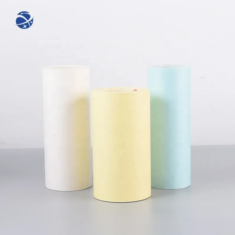 Flexography Raw Material Jumbo Roll Yellow White Blue Glassine Silicone Release Paper Big Roll