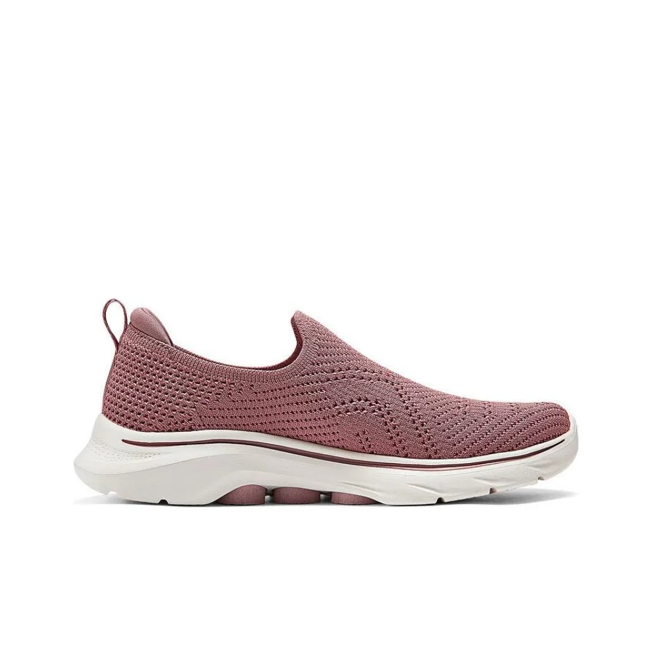 Skechers GO WALK 7 Low top Casual Shoes Women's Rose Brown 125204-MVE view 3