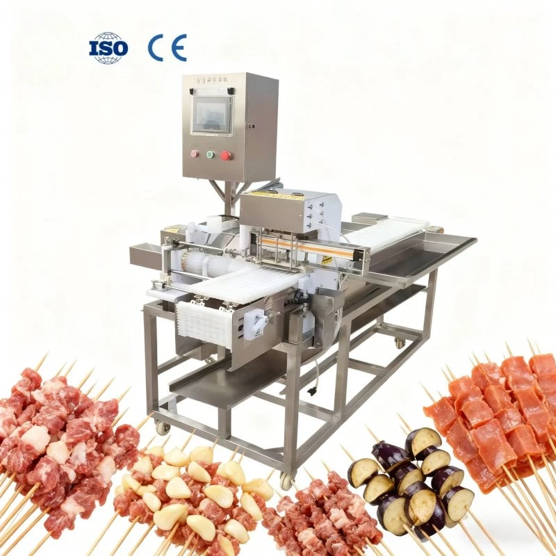 Automatic BBQ Skewer Threading Machine for Effortless Cooking BBQ Restaurant