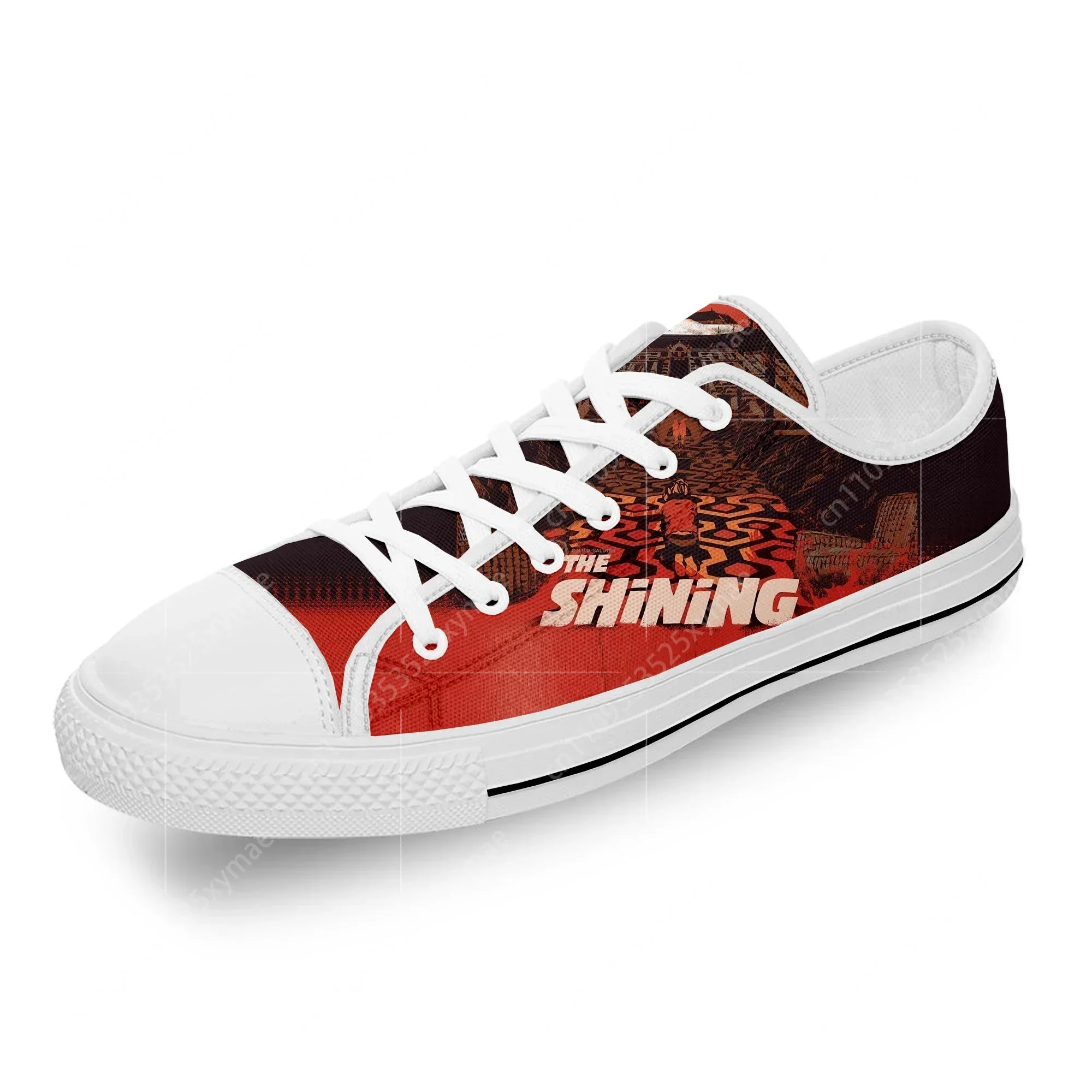 

The Shining Movie Jack Torrance White Cloth Fashion 3D Print Low Top Canvas Shoes Men Women Lightweight Breathable Sneakers