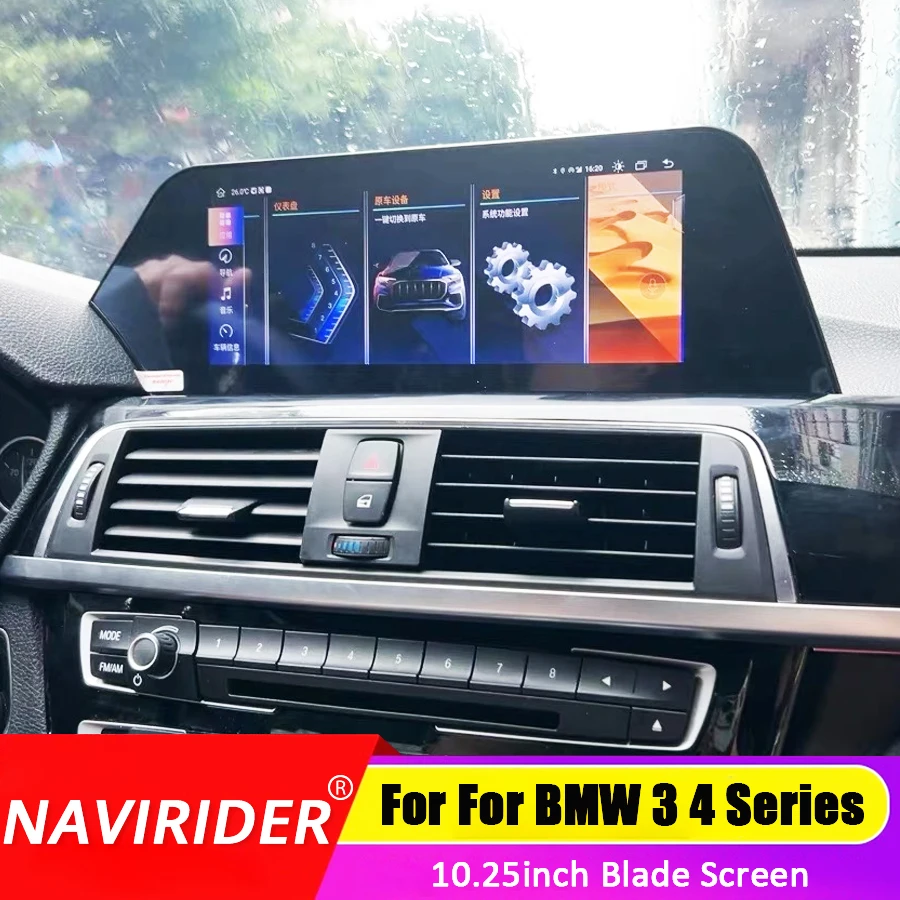 

10.25inch For BMW 3 4 Series GT F30 2013 - 2019 Android 13 Car Blade Screen Multimedia Video Player GPS Radio CarPlay Head Unit