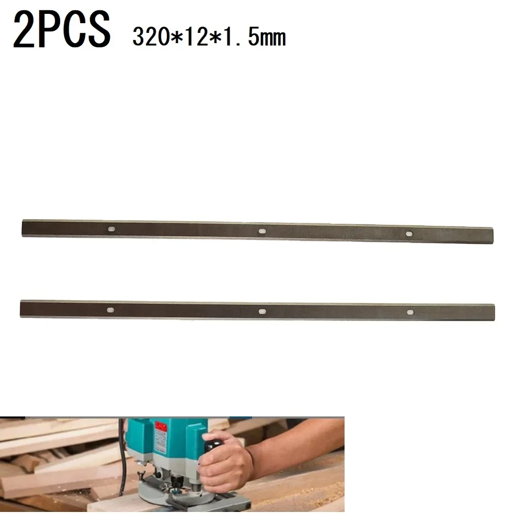 

Blade Planer 2Pcs For Triton Power Tools Protable Reliable TP305 TP400LS TPT125 1/16inch Workshop 15/32inch 22-560