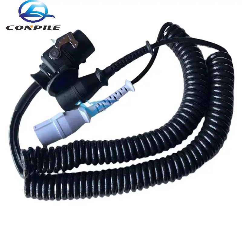 1Pc for Volvo Scania Benz extended high-quality trailer cable, power cord connection cable, 15-core to 7-core