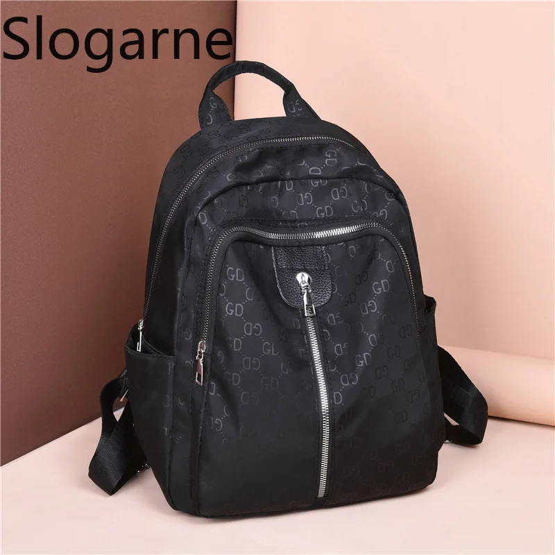 Fashion Oxford Casual Backpack Women's Bag Large Capacity Traval Bag Ladies 2026 Letter Rucksack Trendy Messenger Bags Drop Ship