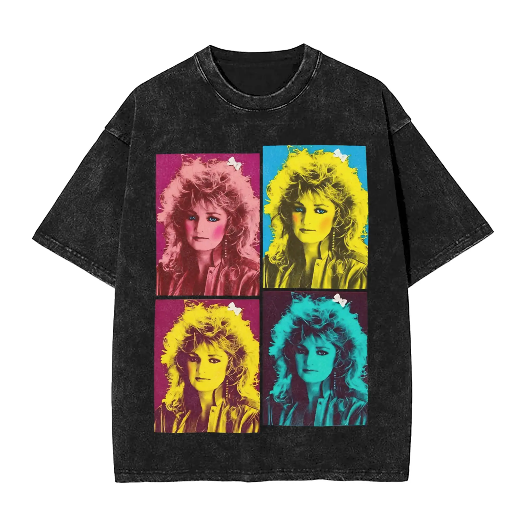 rip Bonnie Tyler  1951 2026 Outfit Washed T Shirts Men Women Streetwear Hip Hop T-Shirt Graphic Printed  Tees Tops 100% Cotton