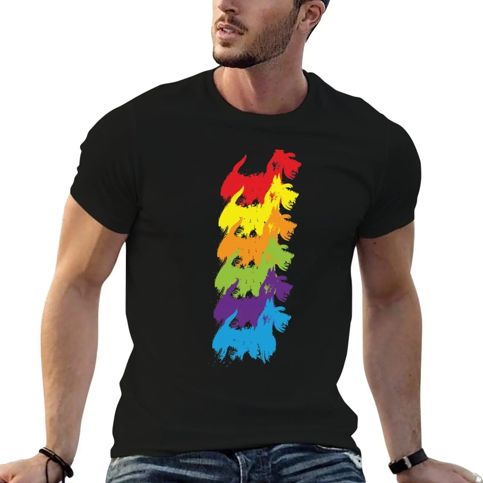 Scottish Terrier T-Shirt Personalized t-shirt Aesthetic clothing designer t shirt men