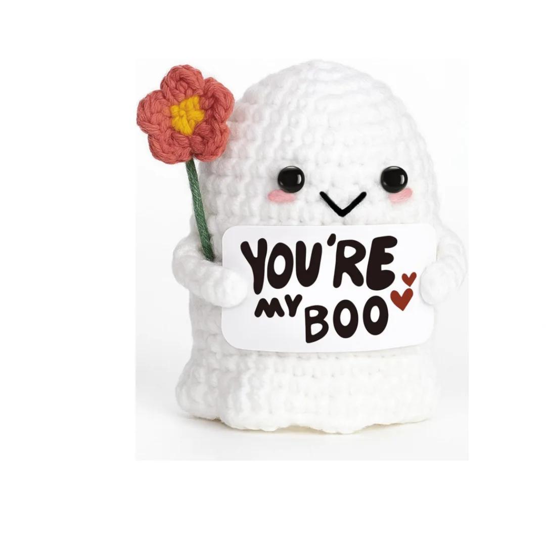 Cute Positive Crochet Animals, Emotional Support Gift