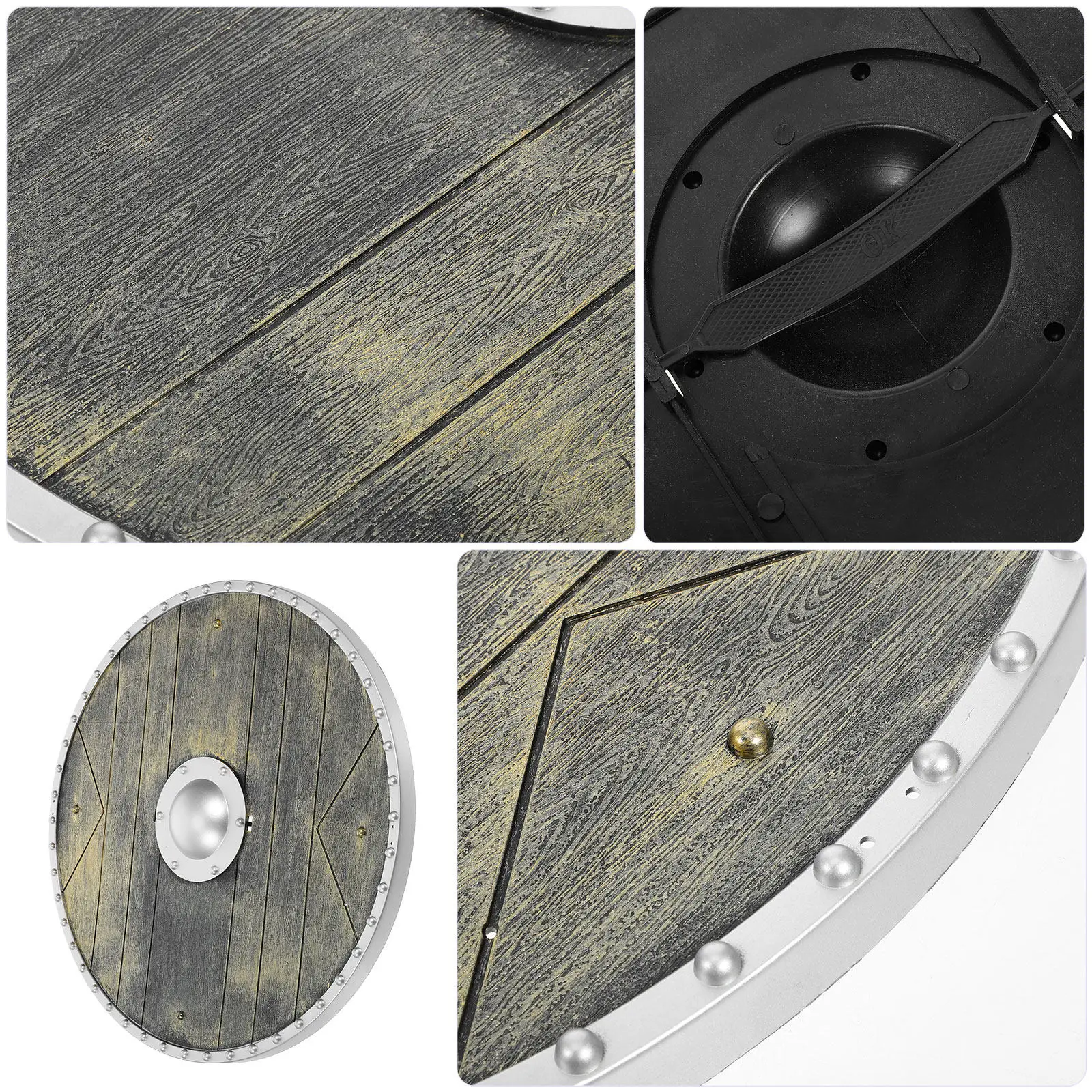 

Средневековый ретро-щит викингов, винтажный римский геройский щит, реквизит для сценических выступлений и ролевых игр, щит древнего воина для косплея, щит викингов