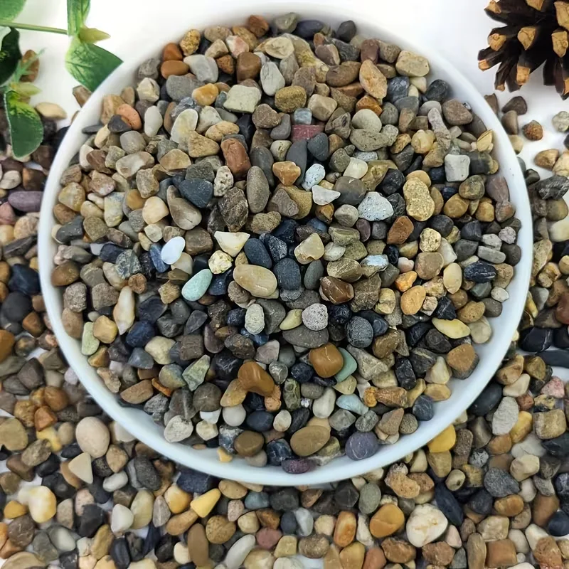 Aquasoil Substrate - 1lb Natural River Pebbles, 6‑9mm (0.24‑0.35
