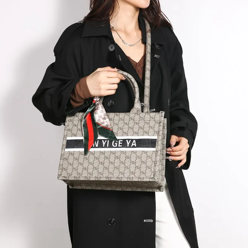 

Популярная классическая элегантная кожаная сумка-тоут от роскошного бренда, женская сумка-мессенджер, сумки для женщин, просторный дизайн