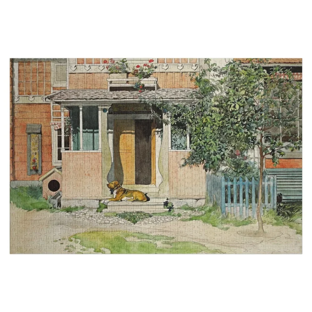 Veranda - Carl Larsson 직소 퍼즐, 사진 포함, 맞춤형 장난감, 아기 장난감 퍼즐