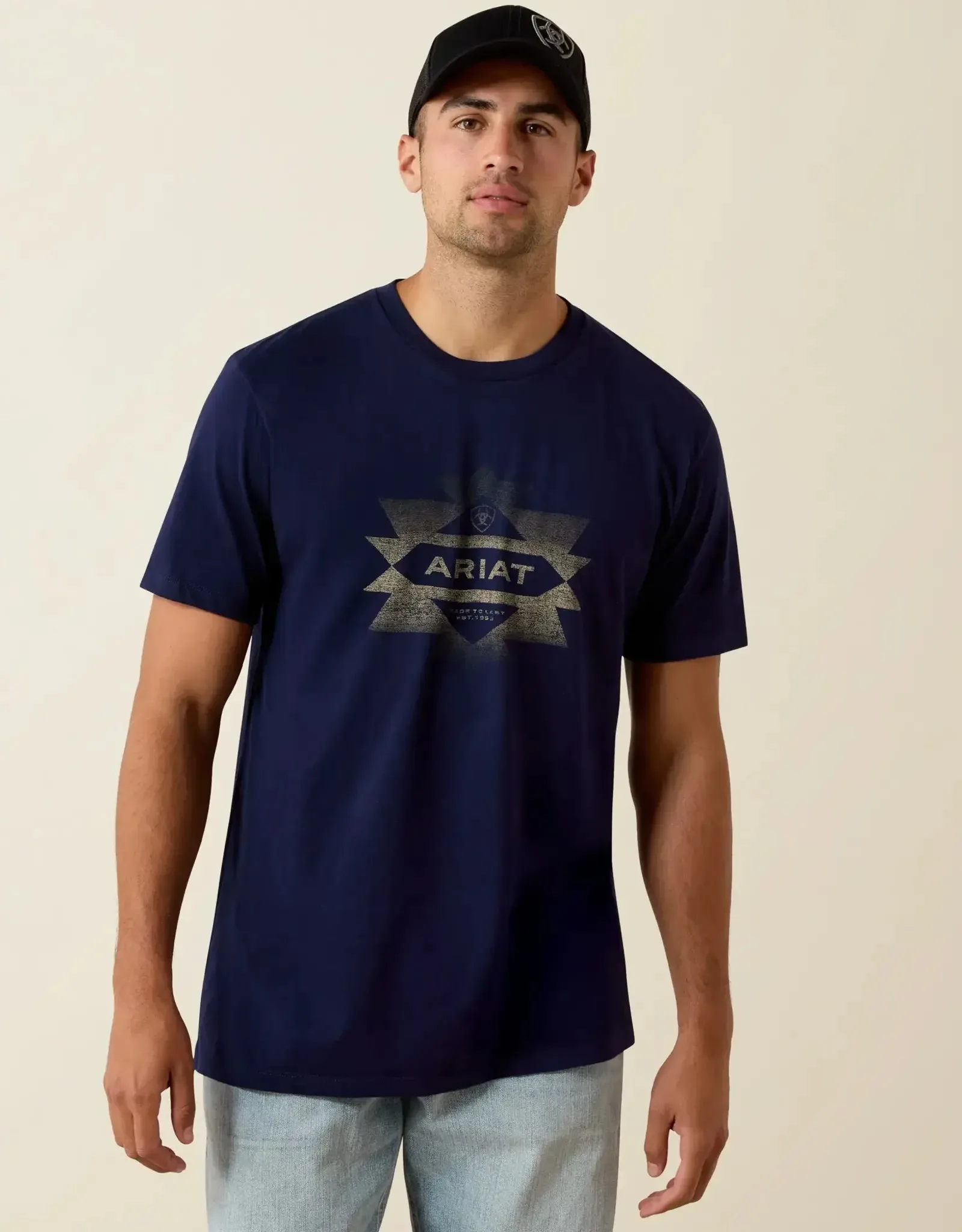 Cowpokes Western Vintage Grafik-T-Shirt 100% Baumwolle Rundhals Lässiger Regular Fit Unisex T-Shirt Sommer-Oberteil