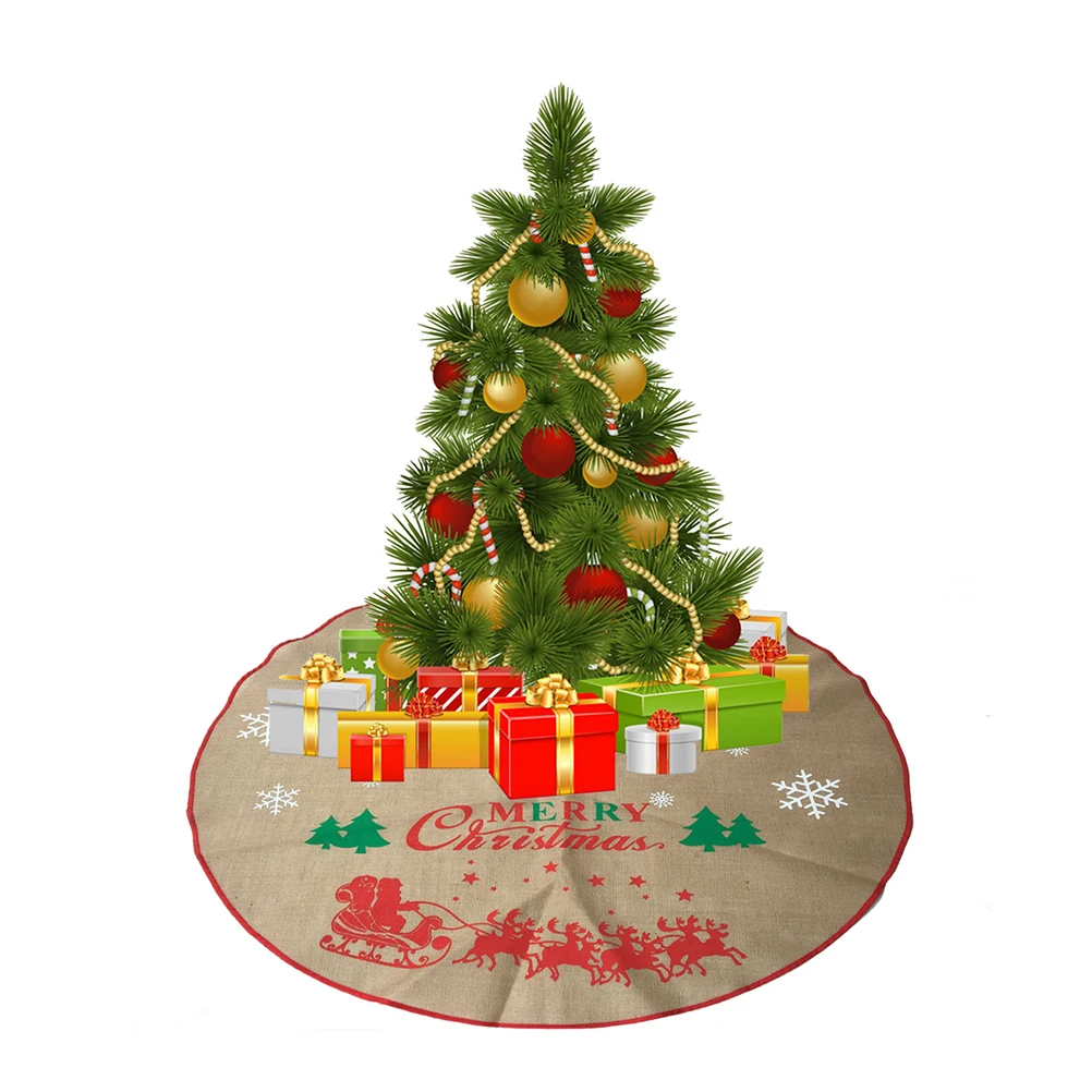 

Christmas Tree Base Cover for Xmas Trees Decorative Xmas Tree Skirt Apron Mat Apron Floor Stand Holiday Festive DIY Party