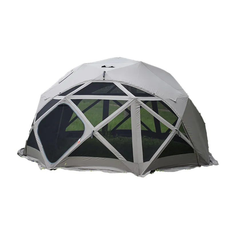 Factory Price Pop up Easy Set Summer Fishing Tent Octagon Family Camping Dome Outdoor Glamping Oxford Fishing Shelter