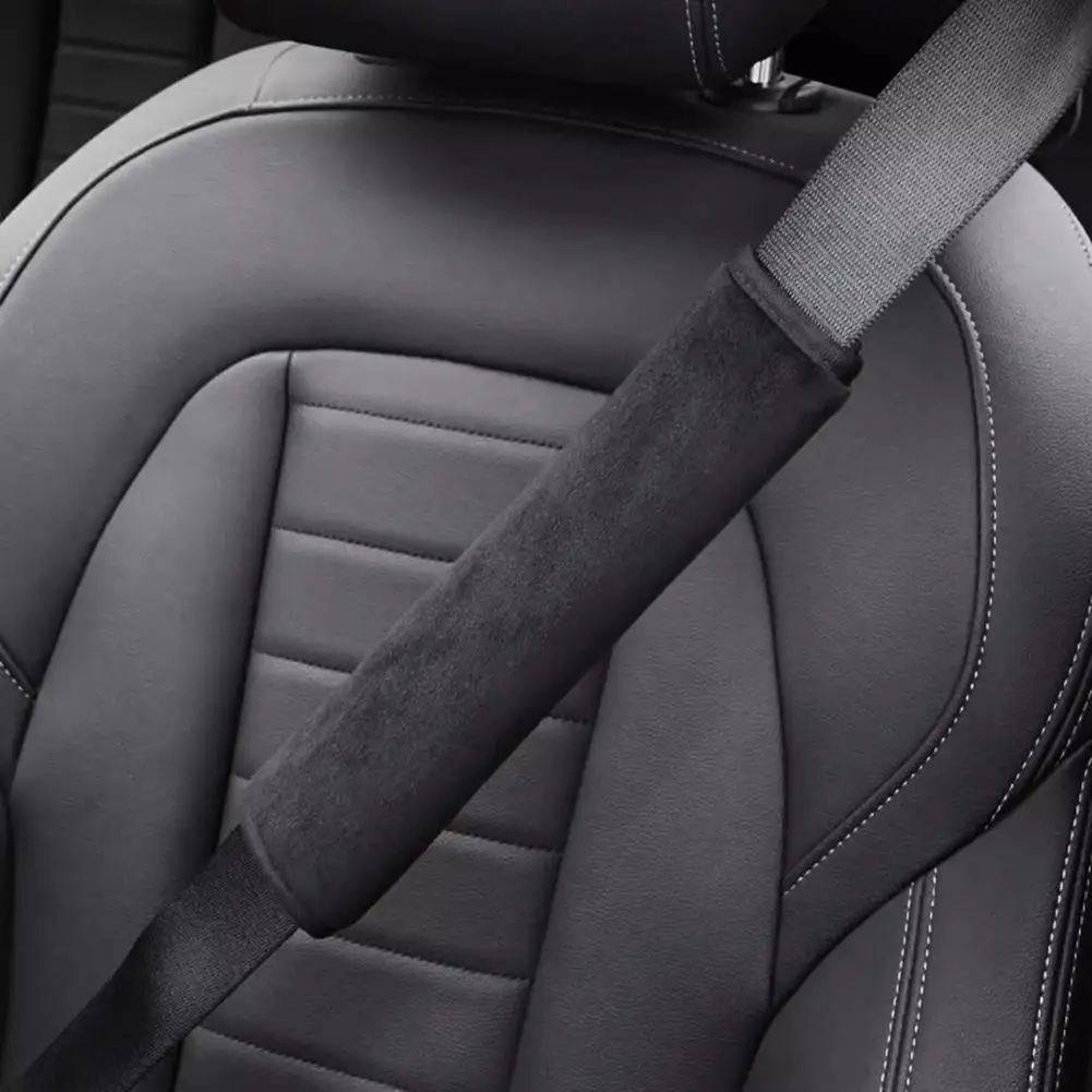 

2Pcs Comfortable Seat Belt Shoulder Pad, Anti-Chafing Cover For Long Drive, Breathable Universal Car Accessories G5G9