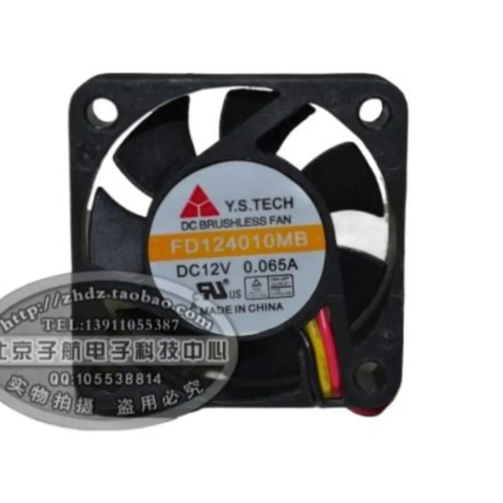 

1pcs Y.s.tech Fd124010mb 4010 12v 0.065a Power Supply Fan Cpu