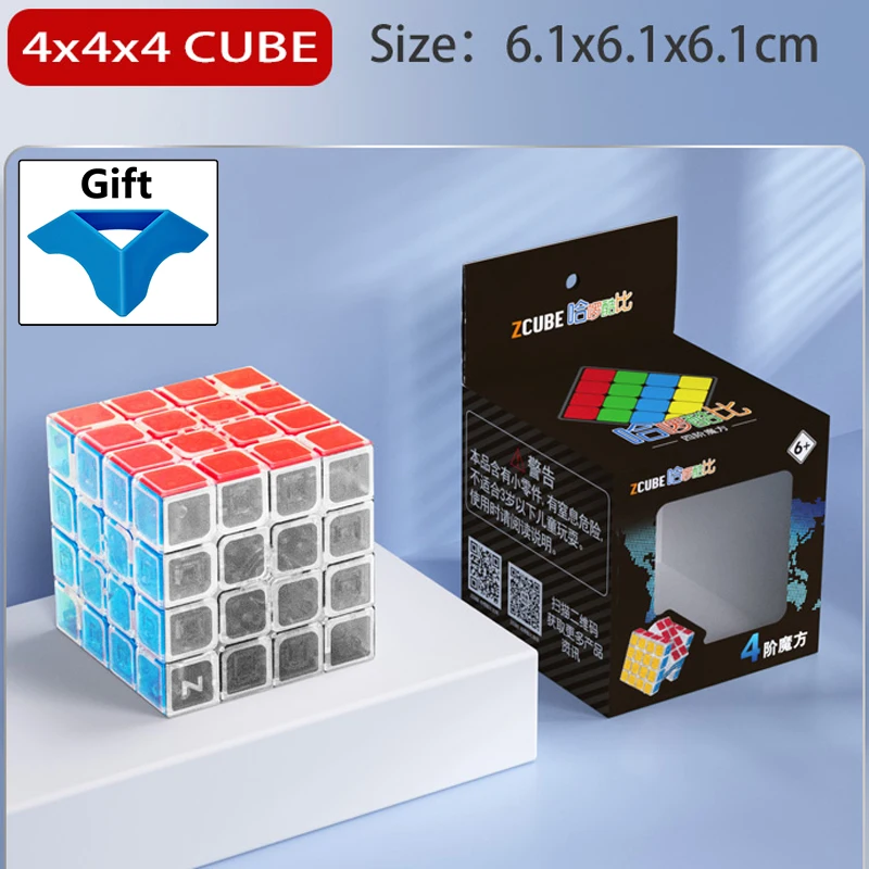 Zcube透明ルービックキューブ2 x 2 3 x 3 x 3 4 x 4 5 x 5 Pyramix専門