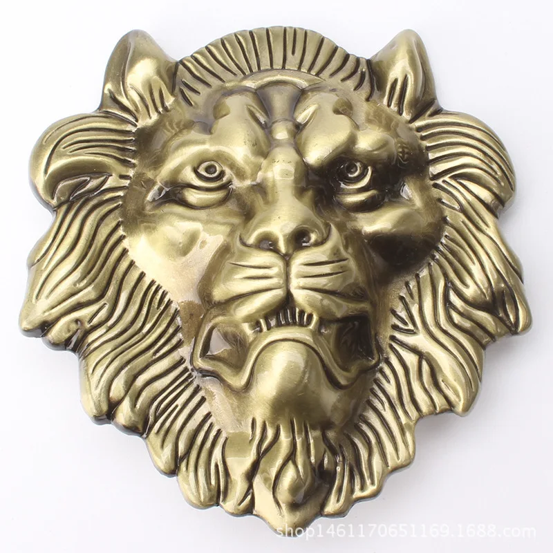 Lion Head Belt Buckle Animal Buckle for 3.8cm Belt DIY Components Homemade Handmade Waistband