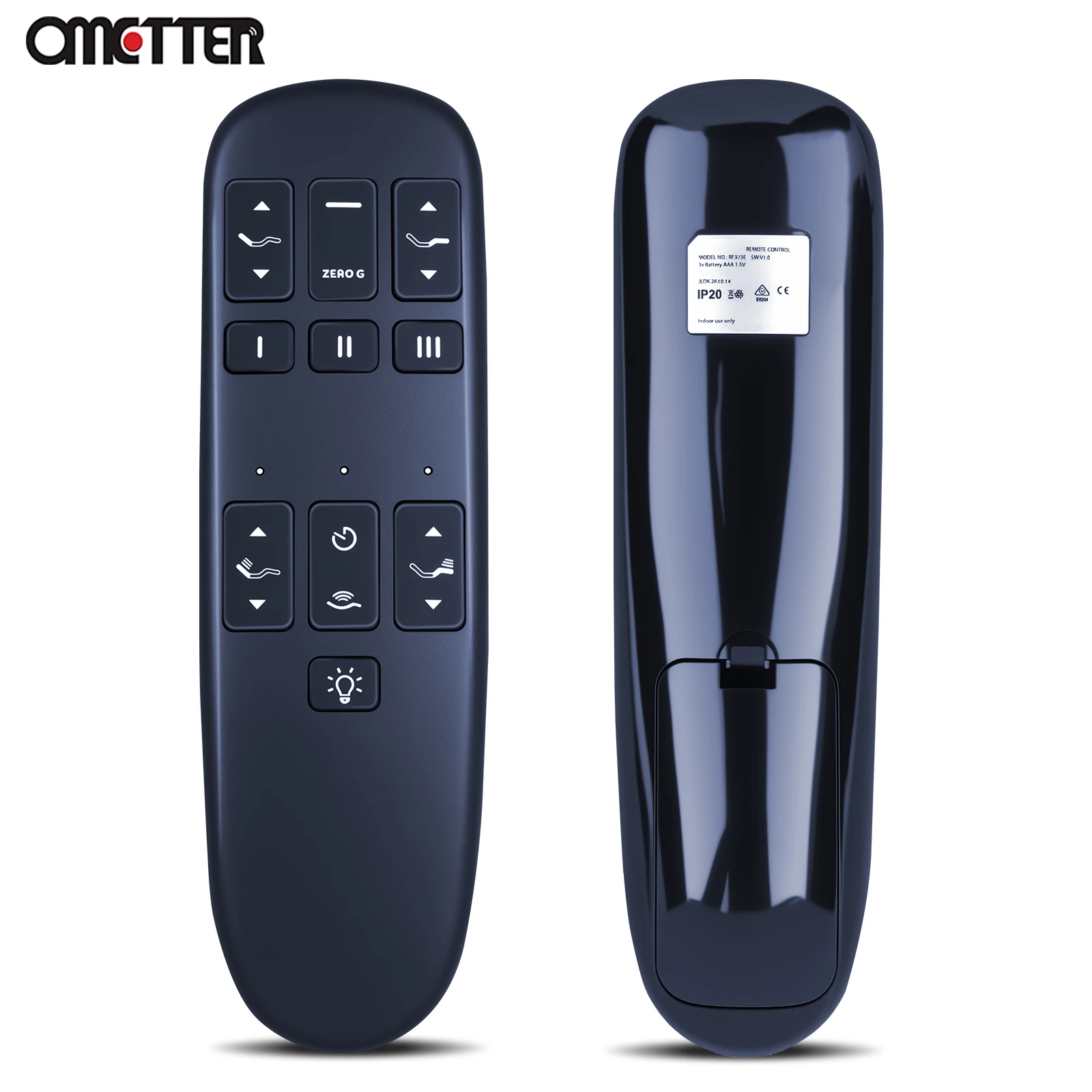 

New For Blissful Nights e7 Lumbar Adjustable Base Remote Control-Massage Nightlight