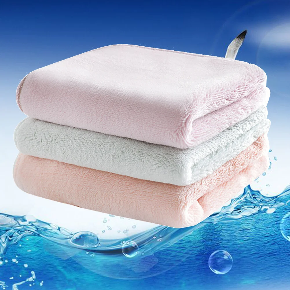 

3Pcs Absorbent Cleaning Cloth Microfiber Towel Lint Free Not Contaminated with Oil for Kitchen Window Furniture Multi Use Light