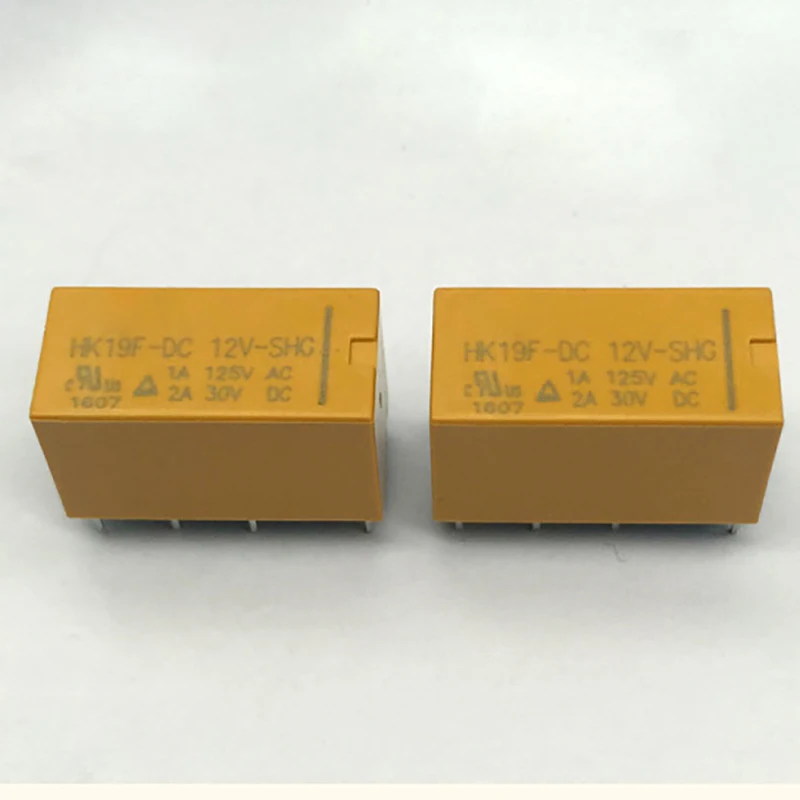 

New relay 20Pcs/lot relay Coil DPDT 8Pin 2NO 2NC HK19F DC12V SHG HK19F-DC12V-SHG