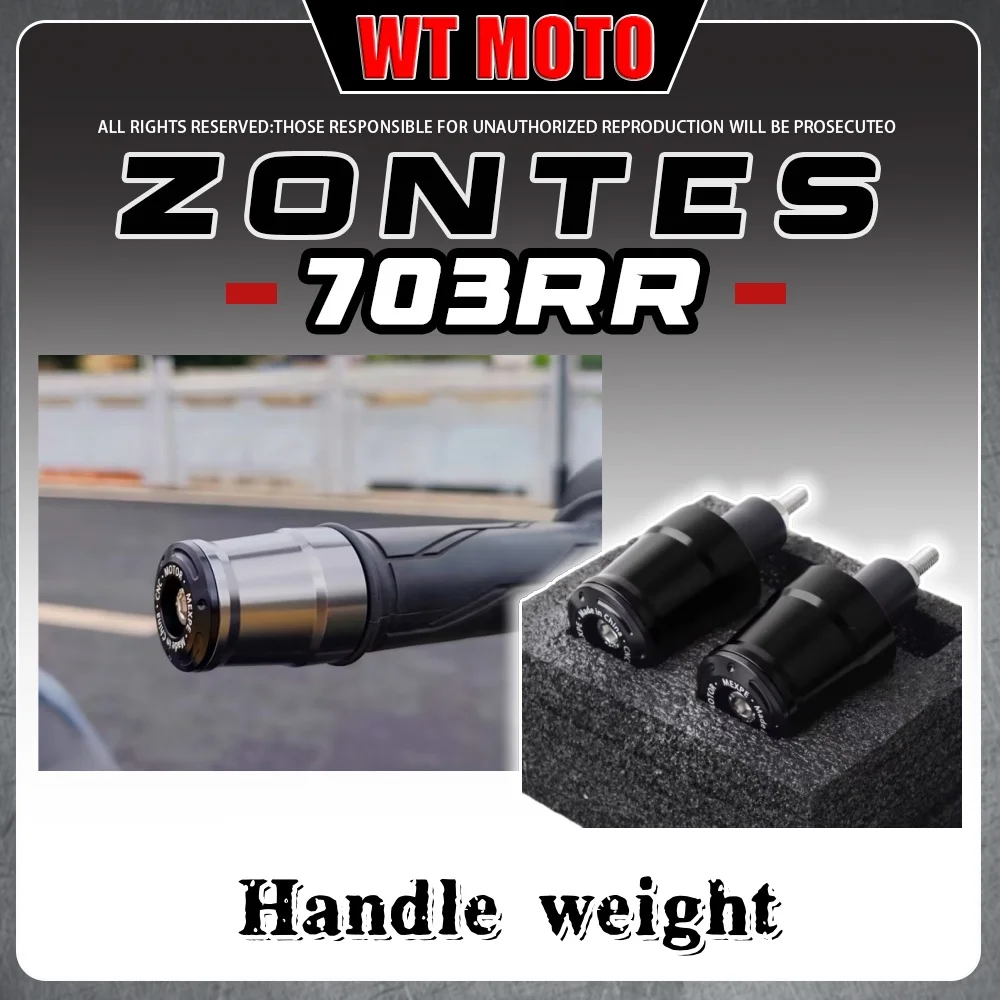 

For ZONTES 703RR Stainless Steel Handlebar Balance Terminal Weight Block Plug