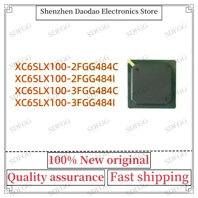 XC6SLX100-2FGG484C XC6SLX100-2FGG484I XC6SLX100-3FGG484C XC6SLX100-3FGG484I BGA484 Programmable Logic Chip IC New Original