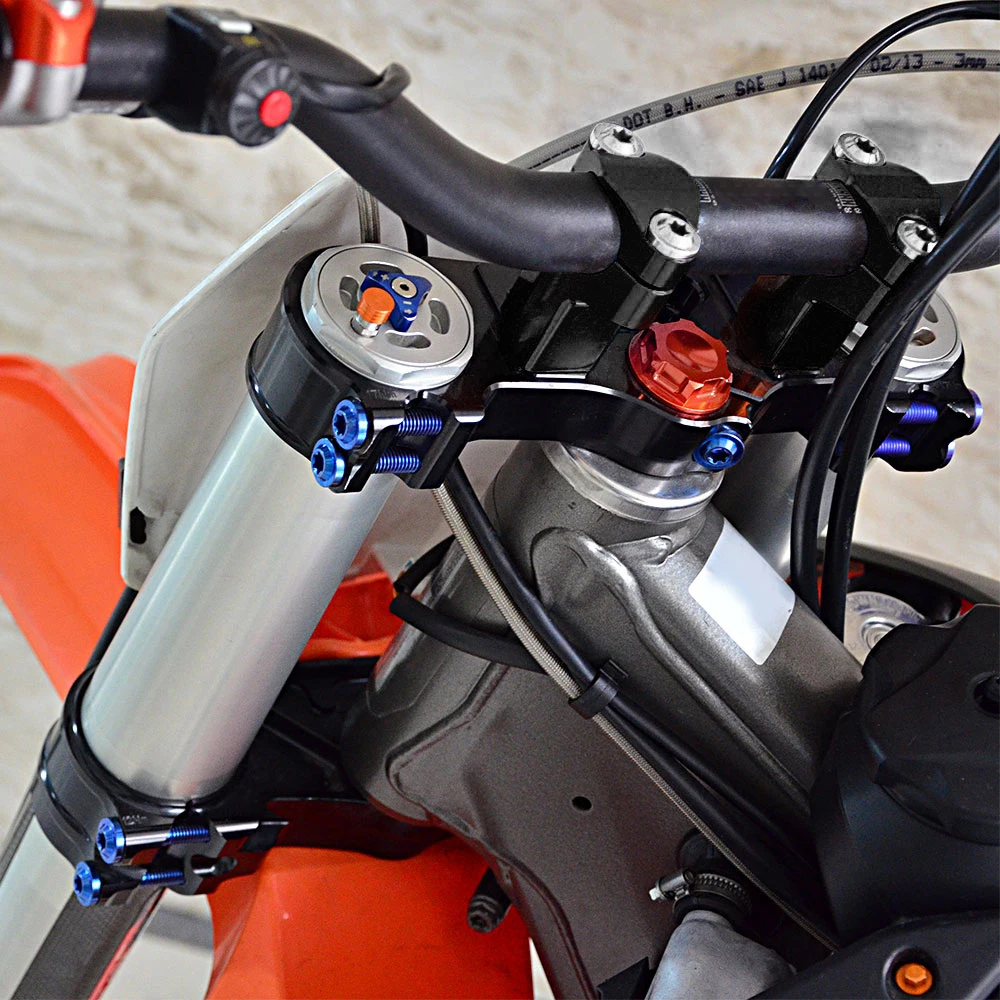 NICECNC For 2023 2022 2021 GasGas EC 300 EC 250 52MM Handlebar Riser Handle Bar Clamp MC 65 85 125 250 300 EC EX 250F 350F 450F