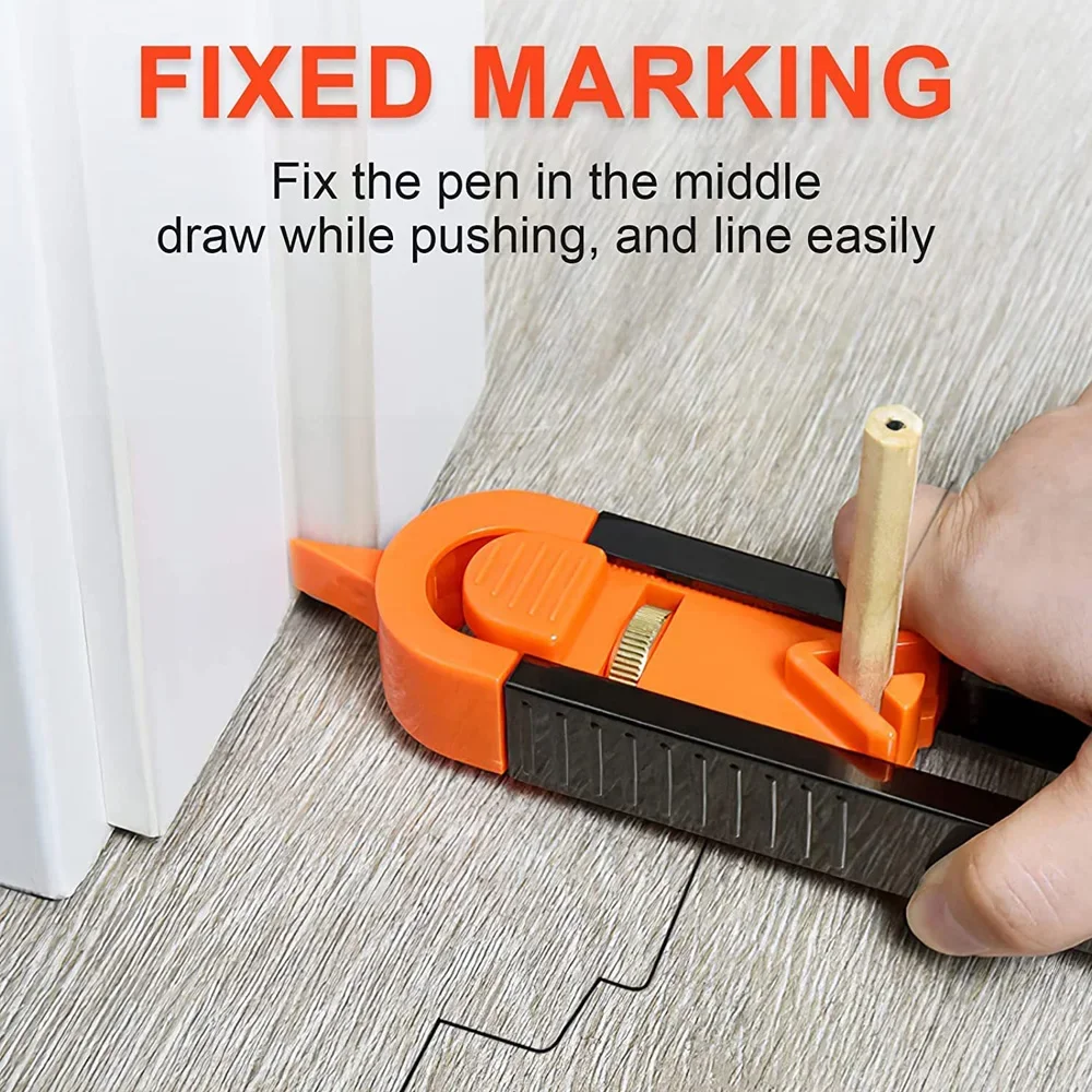 Strumento per tracciare il calibro di contorno, duplicatore di profili preciso, strumento per profili di forma irregolare per la lavorazione del legno, progetti di conversione di furgoni