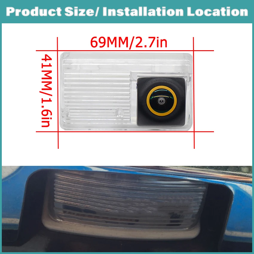 Back up Parking Camera For Toyota Corolla EX BYD F3 F3R For BYD S6 M6 Lifan 620 X60 Sedan HD CCD Night Vision Reversing Camera