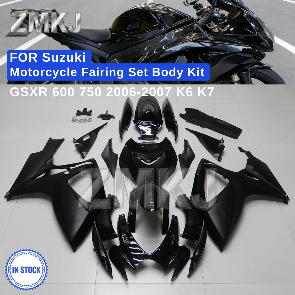 For SUZUKI GSXR 600 750 2006-2007 K6 K7 Fairing Motorcycle Set Body Kit Decoration Plastic Guard Plate Parts Shell Injection