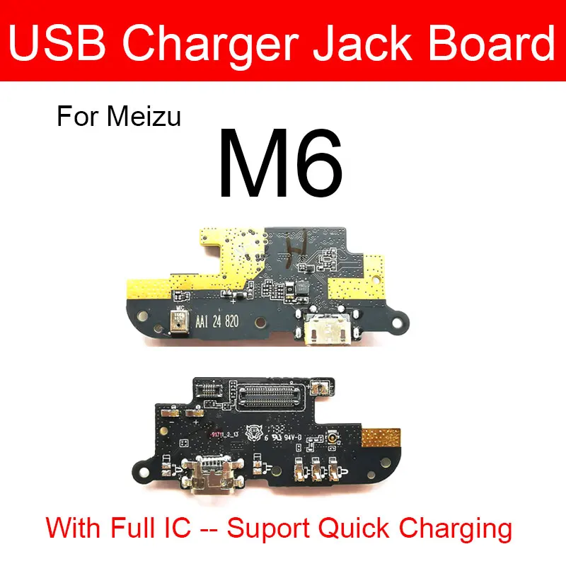 Usb Charging Charger Jack Port Board For Meizu Meilan M2 M3 M3s M5s M5c M5 M6 Note M6s S6 A5 U10 U20 Usb Charger Connector Board