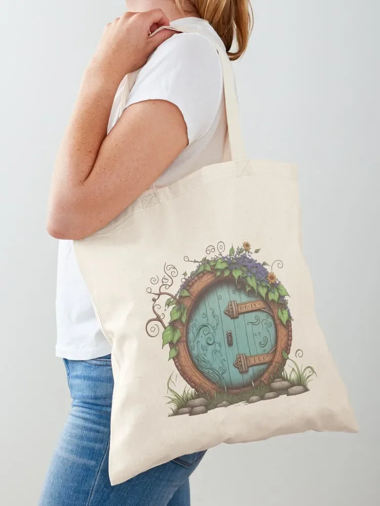 Beautiful Round Door - White - Fantasy Tote Bag tote bag men's free delivery bags eco bag folding Women's shopper