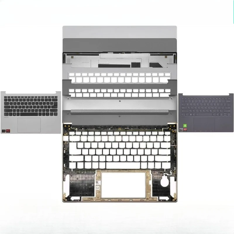 xiaoxin-pro-14-ihu-ilt-yoga-slim-7-proノートパソコンのlcdスクリーンバックカバー、パームレストボトムシェル、abcdカバーヒンジカバーに適しています。