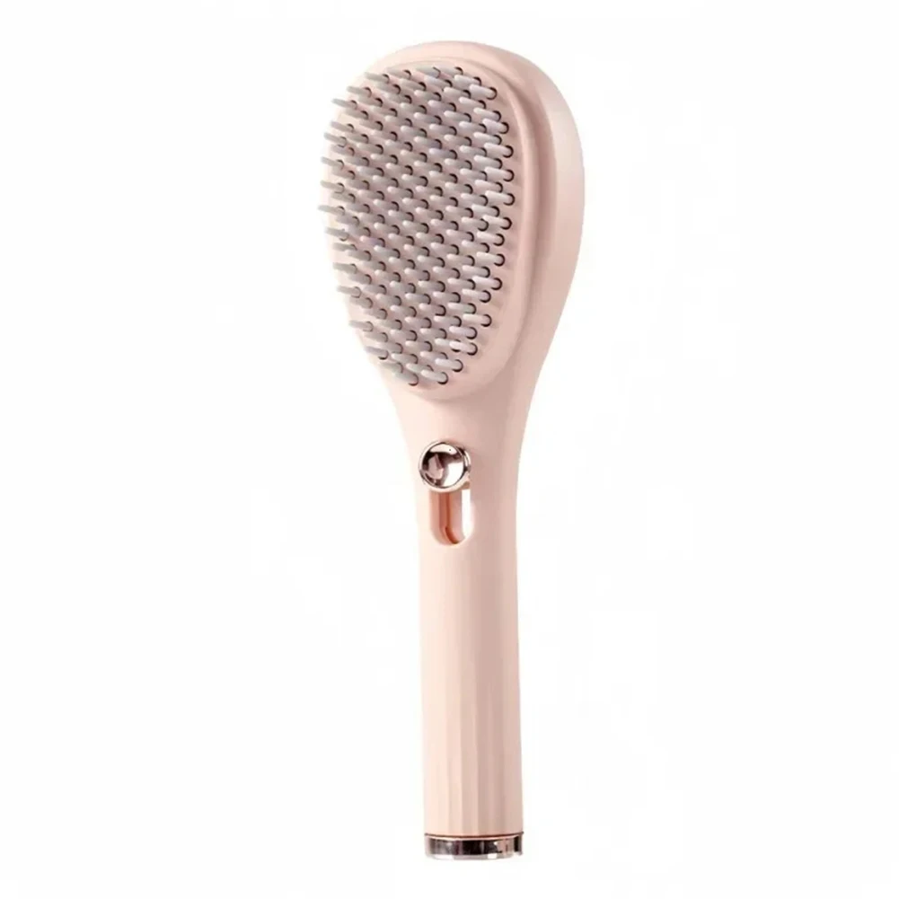 Retractable massage hair comb with anti static technology for scalp care and effective cleaning of loose and broken hair