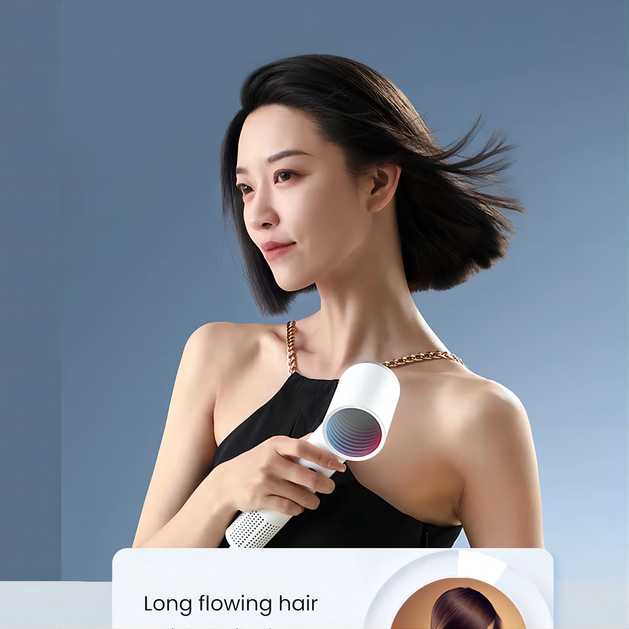 

ROIDMI Miro Hair dryer Affordable High speed 65m/s Rapid Air Flow Low Noise Smart Temperature Control 20 Million Negative Ions