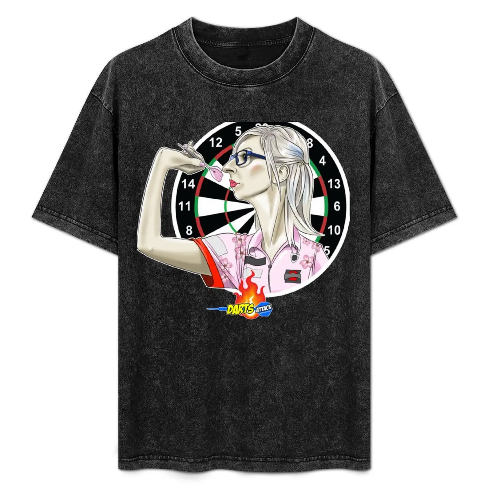 

Caricatura Fallon Sherrock by Darts Attack T-Shirt Lightweight Running Sports T-Shirt