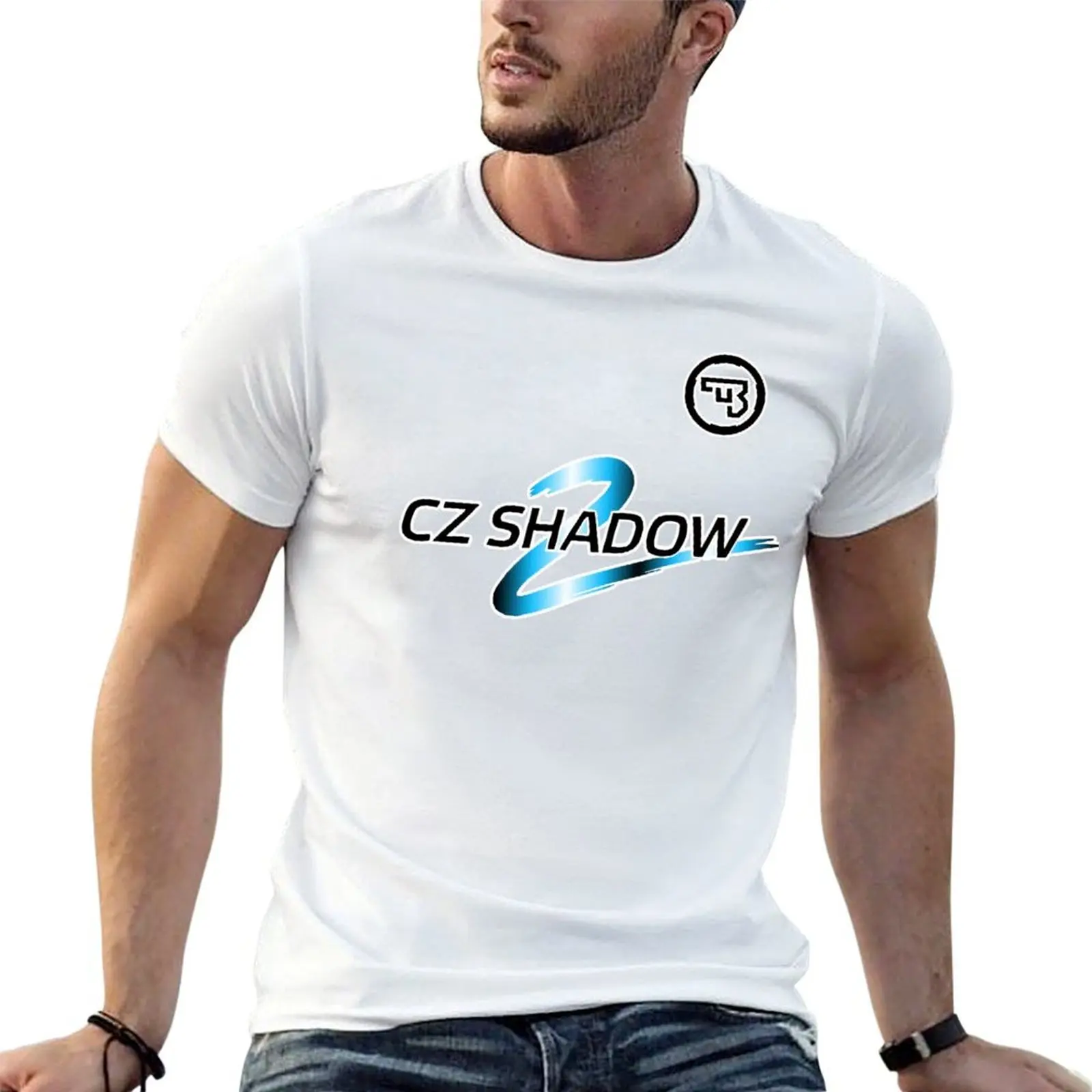 

CZ Shadow 2 Custom Design T-Shirt t shirts for man slim fit men t shirt cotton 100% man t shirts for men casual T-shirt