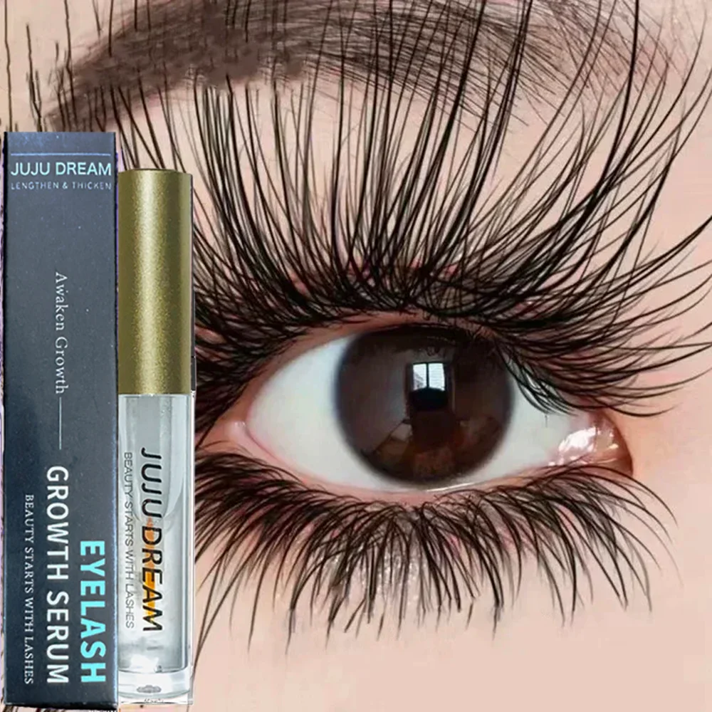 Eyelash Growth Serum – Fast Lengthening, Curling, Thickening, Waterproof, Long-Lasting, Gentle, Certified, Unisex