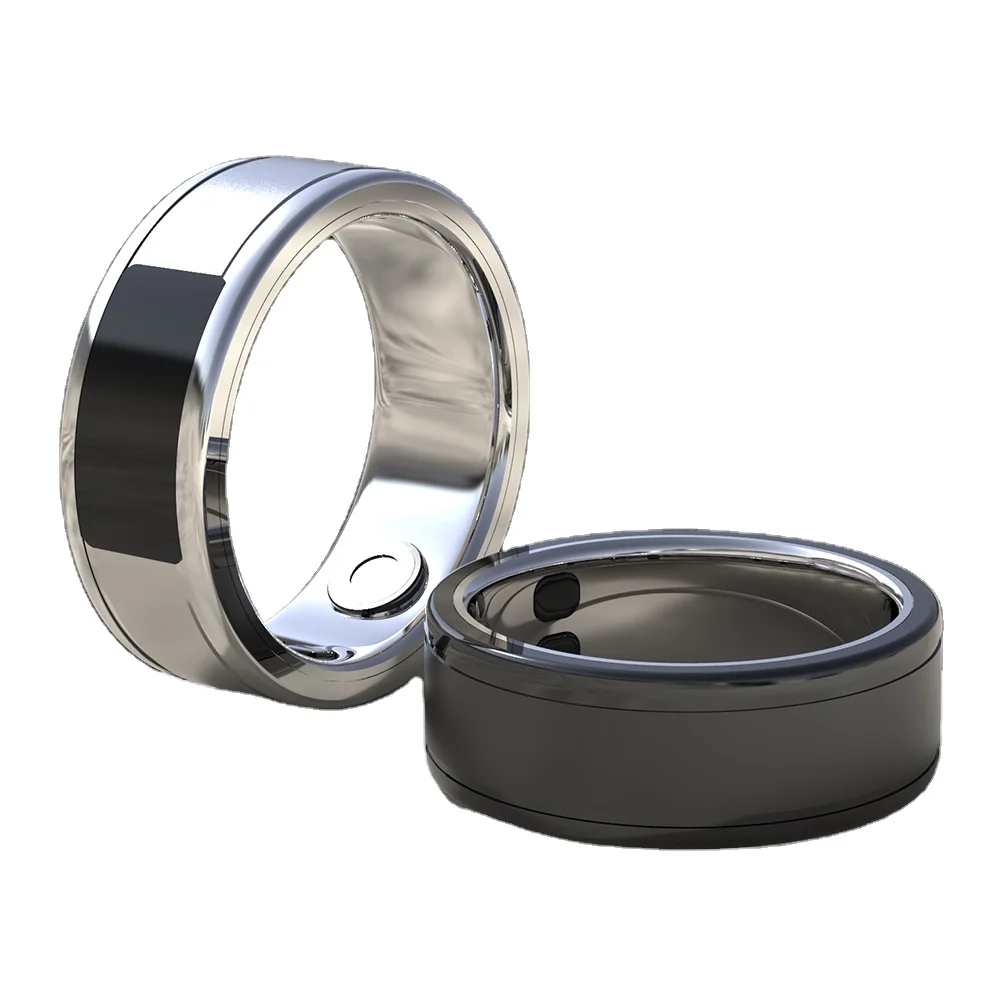 

Smart Ring Bluetooth Heart Rate & Blood Oxygen Monitoring Sleep Tracking Waterproof IP68 Remote Control