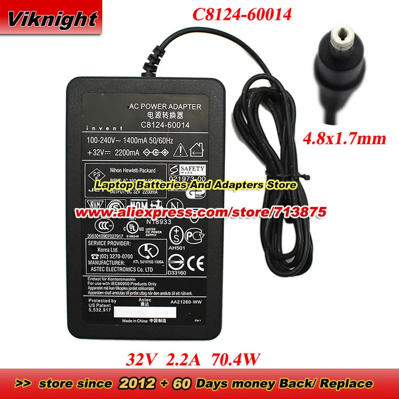 C8124-60014 AC Adapter 32V 2200mA 70.4W AA21260-WW Power Adaprter with 4.8x1.7mm tip Power Supply