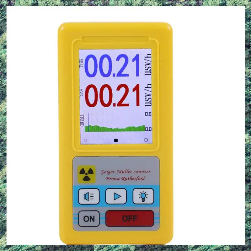 SCLS LCD Radioaktif Tester, Dosimeter Pribadi untuk Deteksi Radiasi Nuklir, Detektor Gamma Beta Sinar-X untuk Alat Marmer