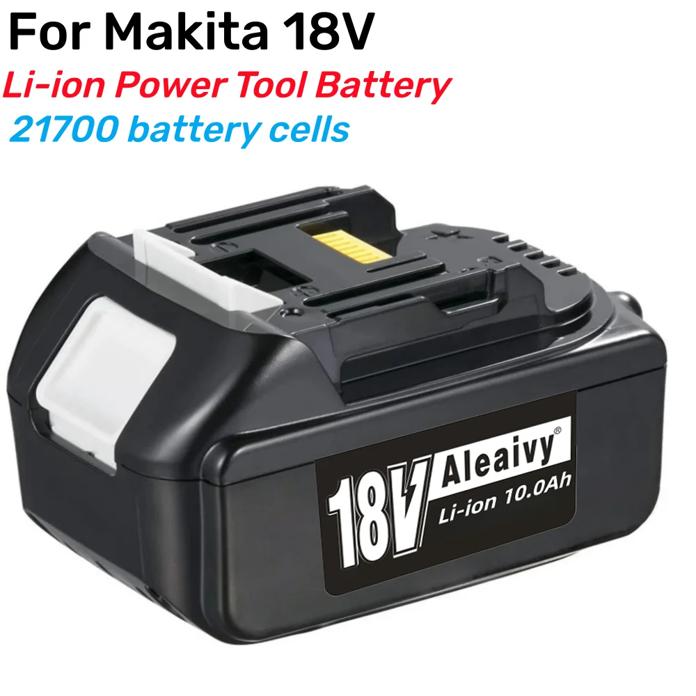 

For Makita 18V 10Ah Battery Compatible with BL1860B BL1830 BL150B Lithium-Ion Replacement Battery For Power Tools Drill.