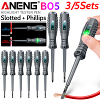 ANENG B05 Screwdriver Kit Word/Cross Screwdrivers Indication Pen Meter Electric Pencil Non-contact Electrician Tester Pen Tools
