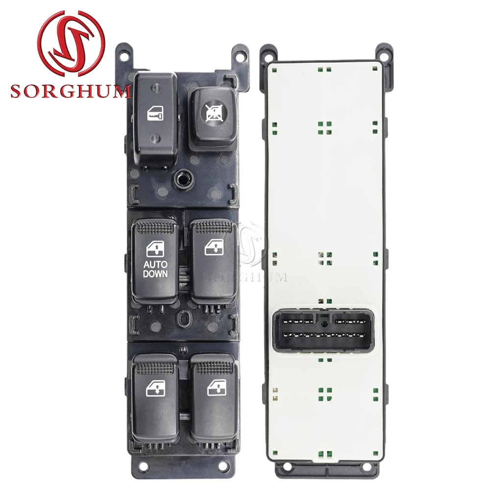 SORGHUM Car Accessories For KIA RIO 2 JB 2007 2008 2009 Power Window Master Switch Control Lifter Button 93570-1G200 935701G200