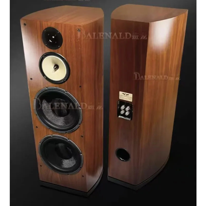 BA-12 dual 12 inch bass fever grade HiFi floor standing three-way speaker speaker for home use