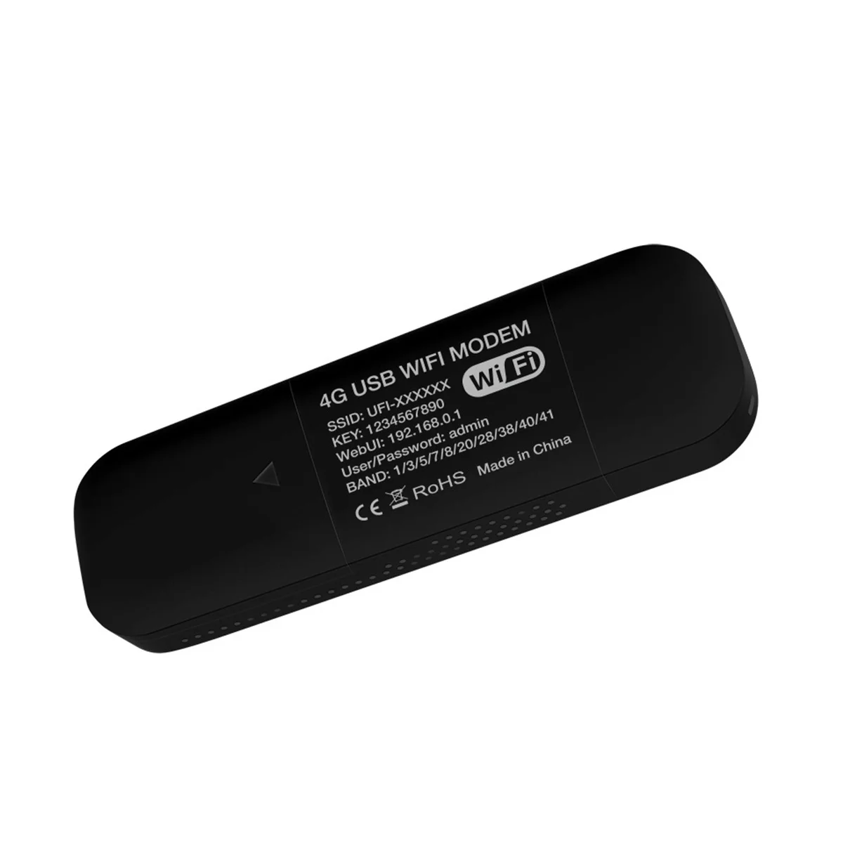 Modem WiFi USB com slot para cartão SIM, roteador sem fio de carro, Dongle USB, banda europeia, preto, suporte B28, 150Mbps, 4G LTE